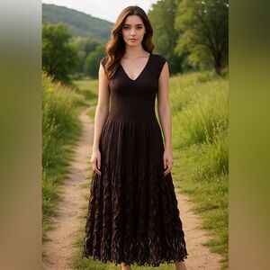 UBU reversable dress fantasia/fudge size XL NWT